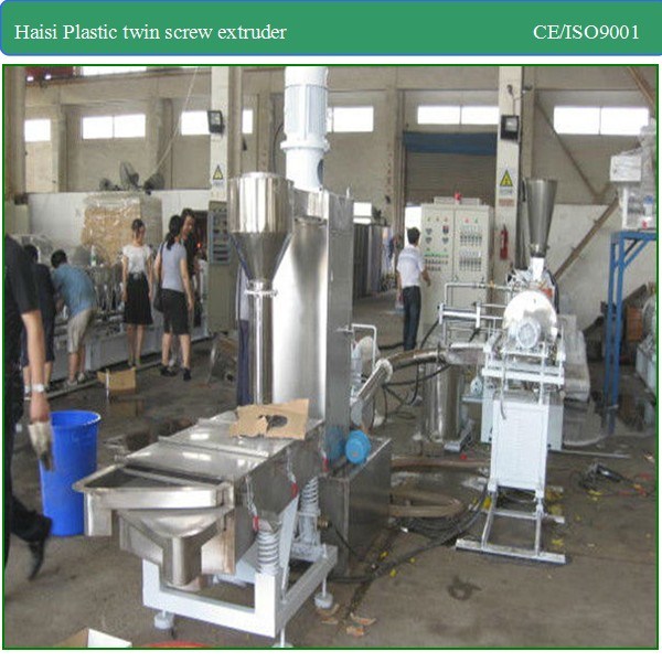 CE Parallel Plastic Twin Screw Extruder for CaCO3 Filling Masterbatch (TSE-65)