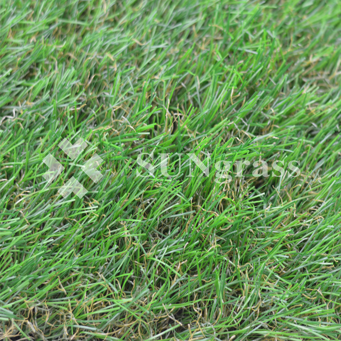 45mm Height Artificial Grass Synthetic Turf for Home Garden and Landscape with 4-Tones (SUNQ-HY00245)