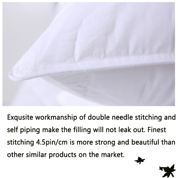 Luxury Goose Duck Down Feather Filling Pillow