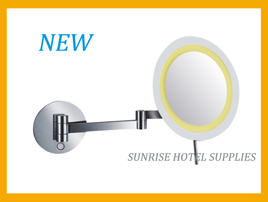 New Arrival Wall Mounted Magnifying Mirror with LED Light