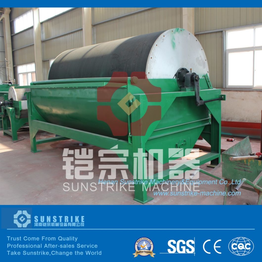 High Efficiency Wet Magnetic Separator, Magnetic Drum Separator