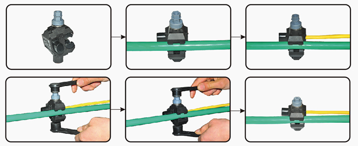 Multi-Tap Insulation Piercing Connector ABC Accessories Overhead Accessories