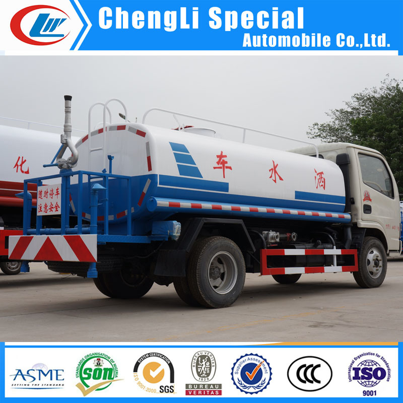 6wheel Shacman 5cbm Water Tanker Sprinkler Truck for Sanitation