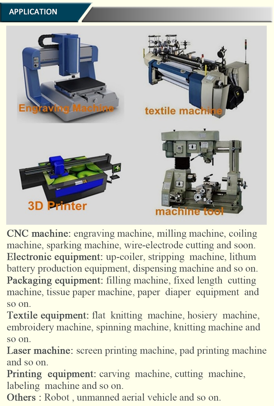 Stepper /Stepping/Step Motor for Industrial CNC Engraving Machines