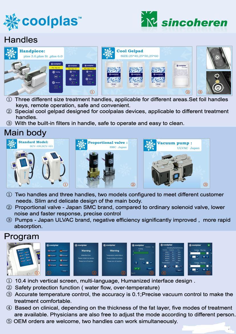 Zeltiq Cool Sculpting Criolipolise Lipofreeze Machine