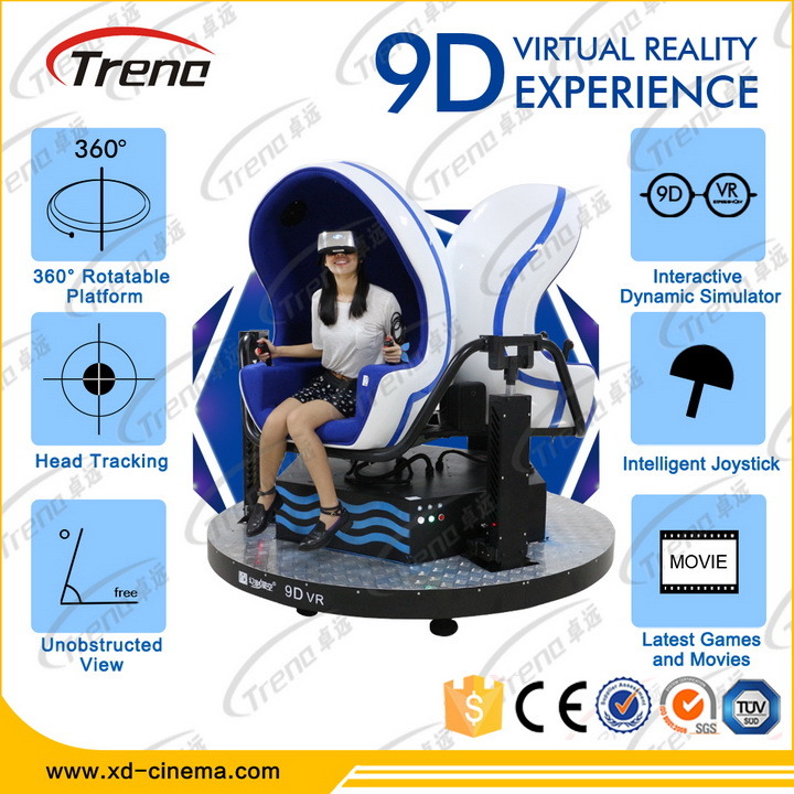 1/2/3 Seats Virtual Reality 3D Glasses 9d Cinema Egg Chair