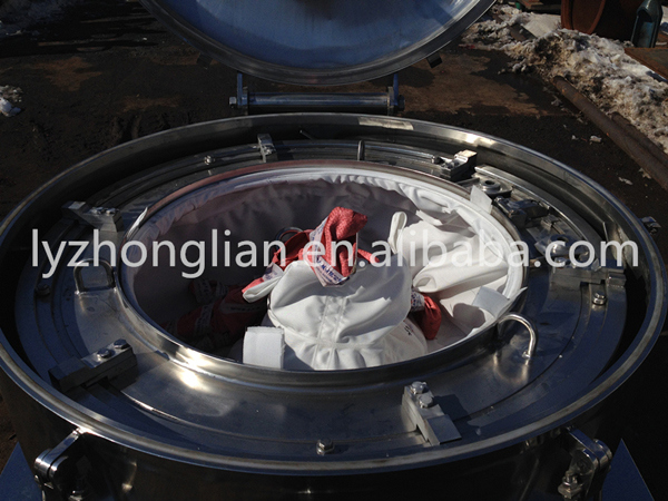 Pd1000 Series Flat Lift Bag Basket Filter Centrifugal Separator