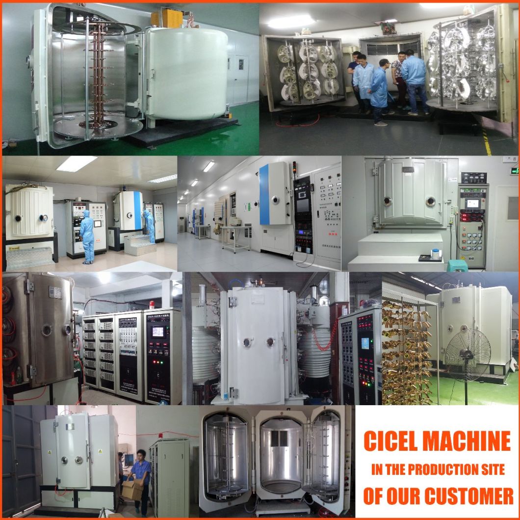 Motorcycle Parts Evaporation PVD Coating Machine/Automatic Coating Machine for Plastic