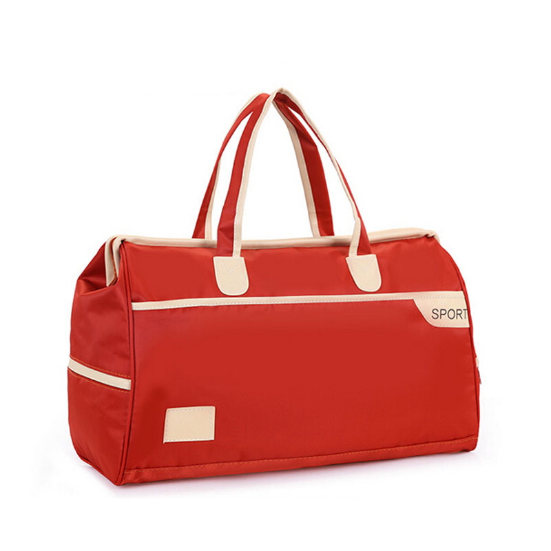 Red Casual Travel Leisure Duffle Sports Luggage Bag