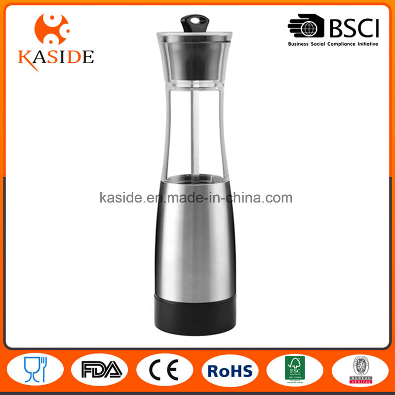 Stainless Steel Gravity Automatic Salt and Pepper Mill