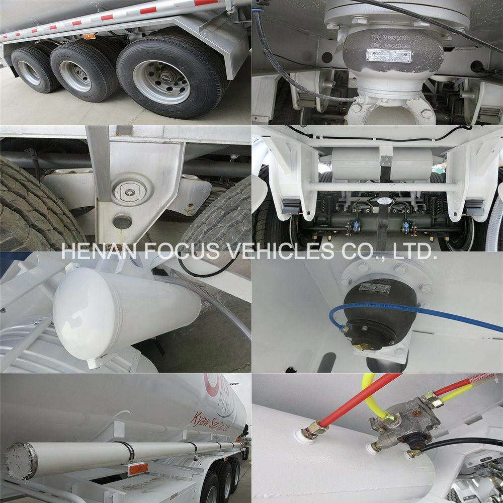 Large Capacity CIIMC Fuel Tank/Truck Trailer Vehicles for Sale