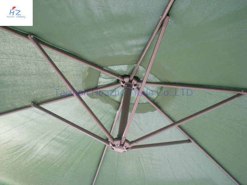 10ft Banana Umbrella with Flap Garden Umbrella Parasol Outdoor Umbrella