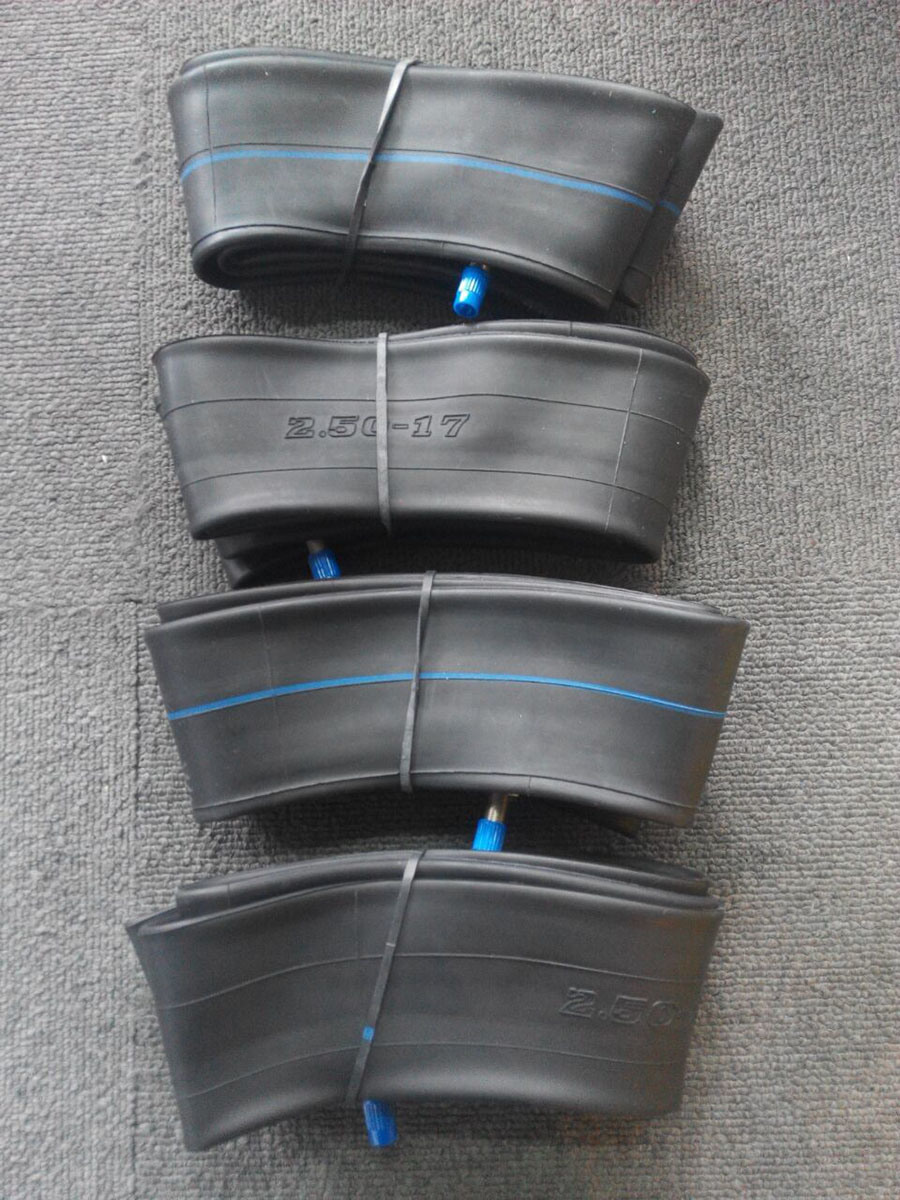 ISO9001 Certificated Motorcycle Tubes, High Quality Butyl Inner Tubes and Natural Rubber Tubes