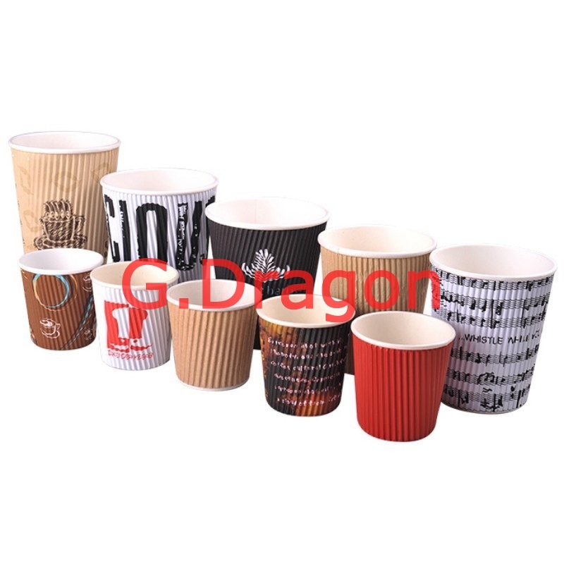 1.5-32 Ounce Hot Beverage Paper Cups with Lids (RPC-002)
