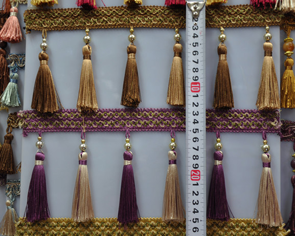 High Quality More Colors Tassel Fringe for Curtain Lace