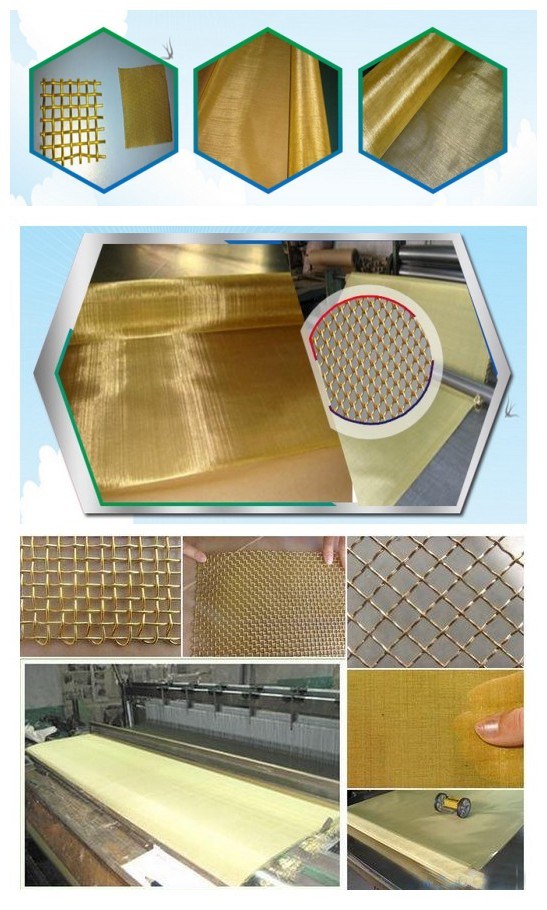 Copper Fine Micro Screen Woven Wire Mesh