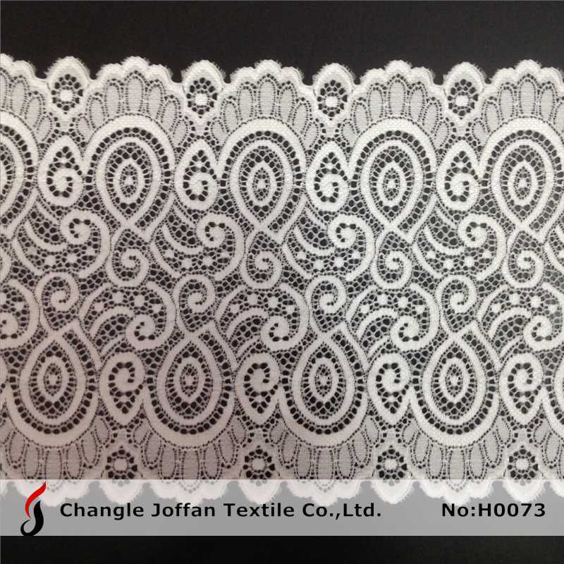 Wholesale Nylon Elastic Lace Trim (H0073)