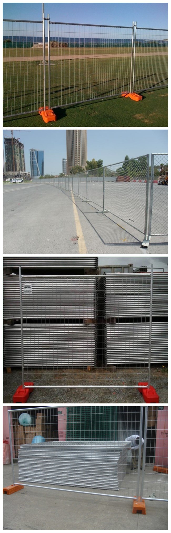 Australia Standard Galvanized Welded Wire Mesh Temporary Fence for Municipal (Anjia-085)