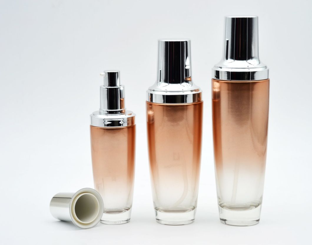 Colorfule Glass Cosmetic Bottle, Glass Lotion Bottle
