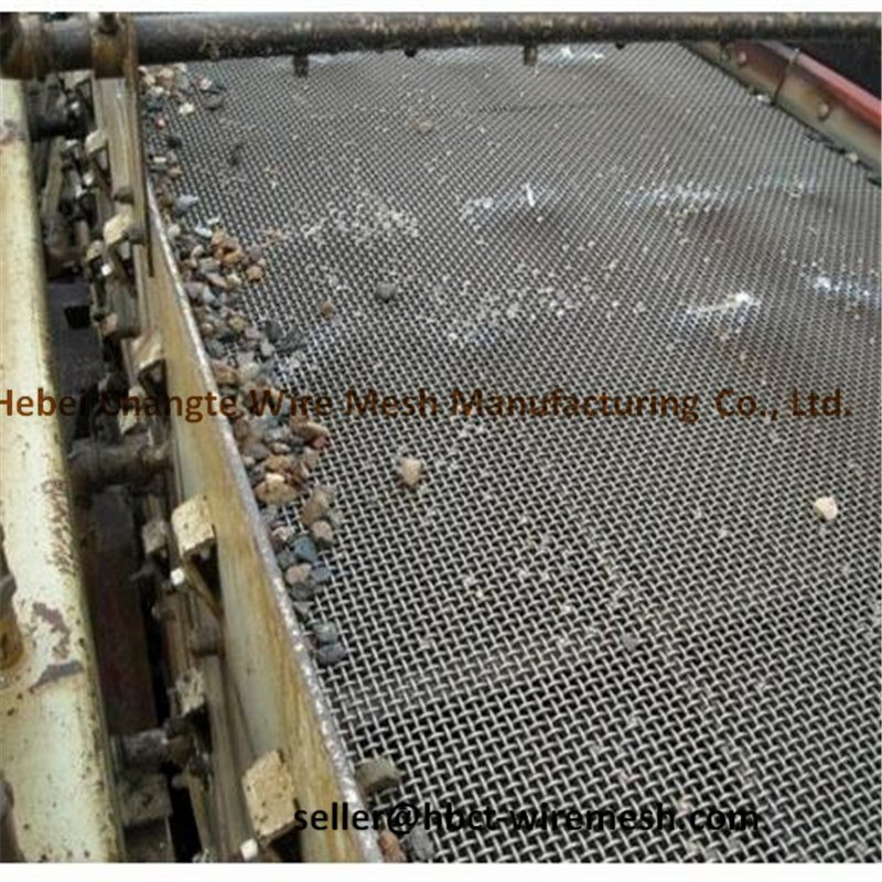 High-Carbon Steel Crimped Square Wire Mesh for Vibrating Screen