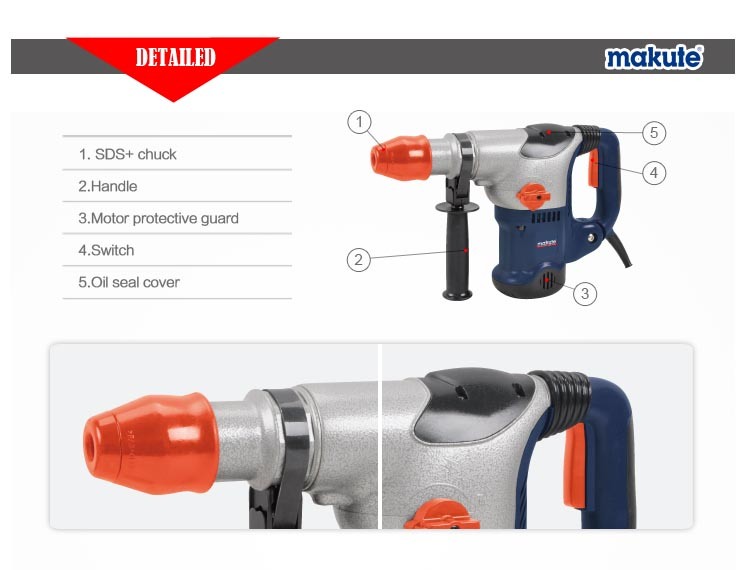 1200W 38mm Electric Hammer Drill (HD018)