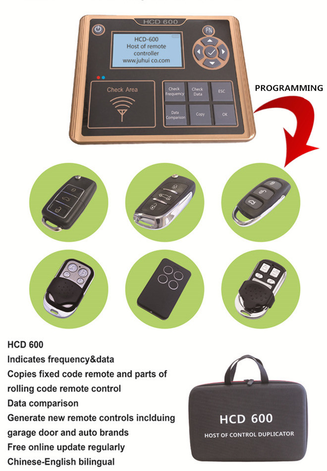 Universal Remote Control Duplicator Copy Machine with Frequency Reader