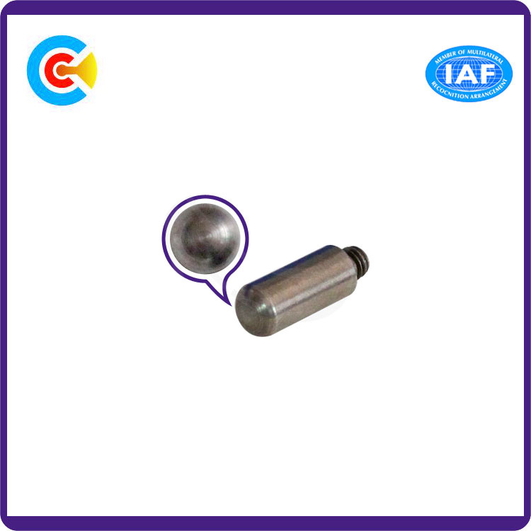 Carbon Steel 4.8/8.8/10.9 Cylindrical Head Fasteners Pin Shaft Customized Screws