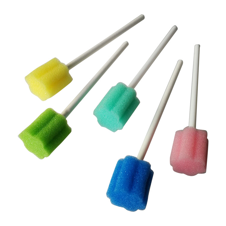 Medical Using Sterile Disposable Sodium Bicarbonate Personal Care Sponge Foam Oral Mouth Swab