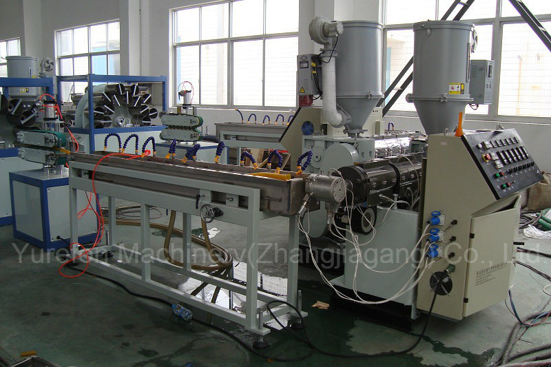 PVC Spiral Suction Hose Production Line, Chemical Resistant Hose Extruder Machine