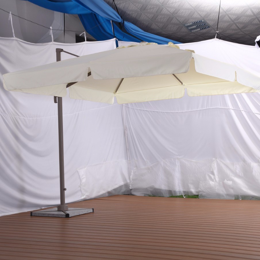Outdoor Polyester Parasol Aluminium Sun Umbrella