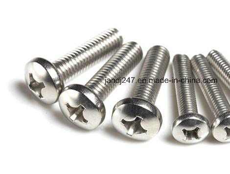 Phillips Pan Head White Zinc Machine Screw