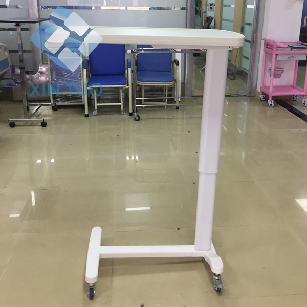 Factory Direct Price Hospital Dining Bed Side Table with Adjustable Spring Lifting