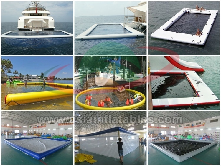 Special Sea Inflatable Swimming Pool with Net for Family