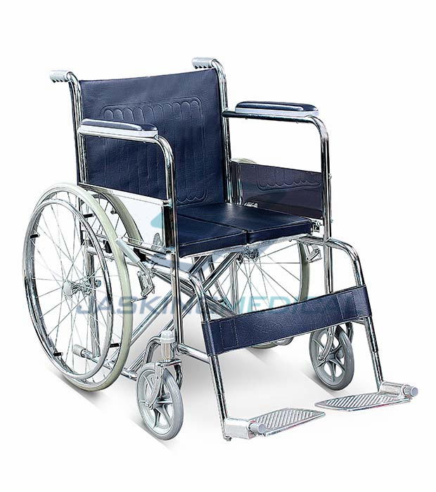 Cheap Manual Chromed Steel Frame Wheelchair (JX-720Y)