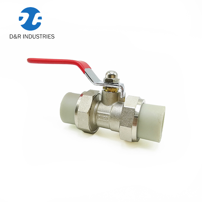 Water Pipe Accessories PPR Double Union Ball Valve