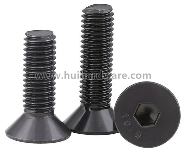 Hexagon Socket Csk Head Machine Screw/Hex Socket Flat Head Machine Bolt