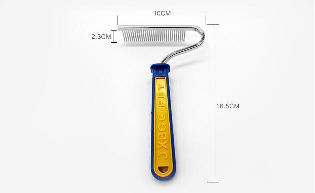 Curved Pet Grooming Tools Dog Rake Comb