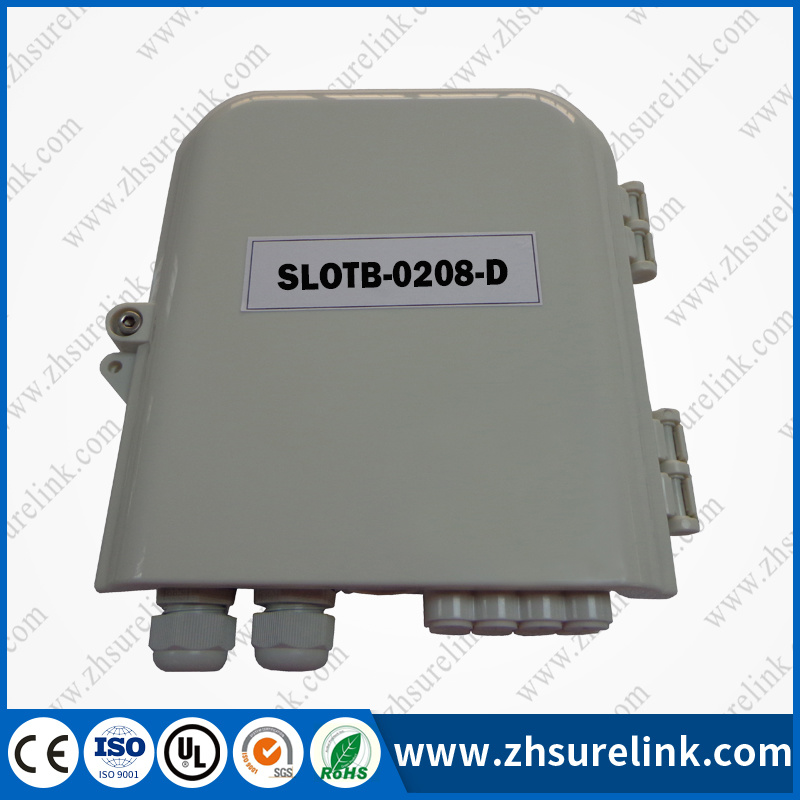 Slotb-0208-D FTTH 8port Wall Mount Fiber Optic Terminal Distribution Box