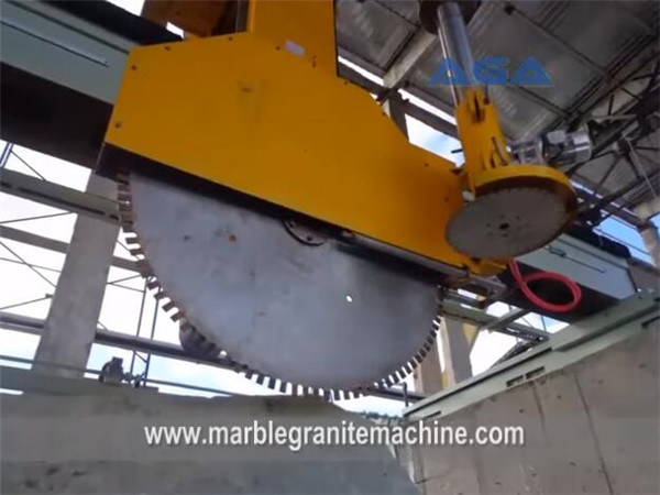 Automatic Stone Bridge Cutting Machine Sawing Marble Blocks Into Slabs