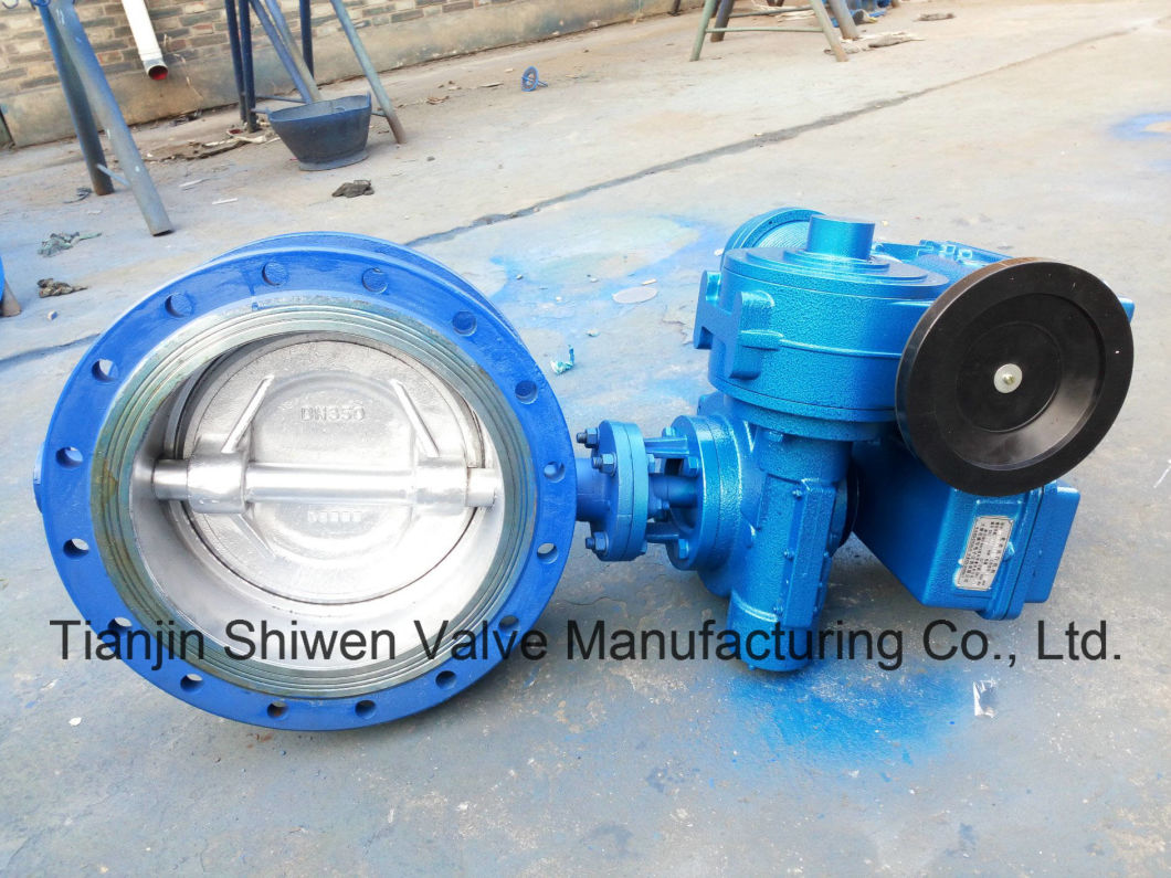Metal Seal Triple Offset Flange Butterfly Valve with Electric Actuator