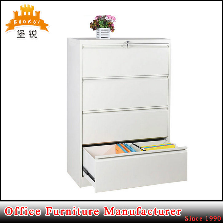 Fas-003-4D Steel Office Chest Metal Powder Coating Furniture 4 Drawers Filing Storage Cabinet