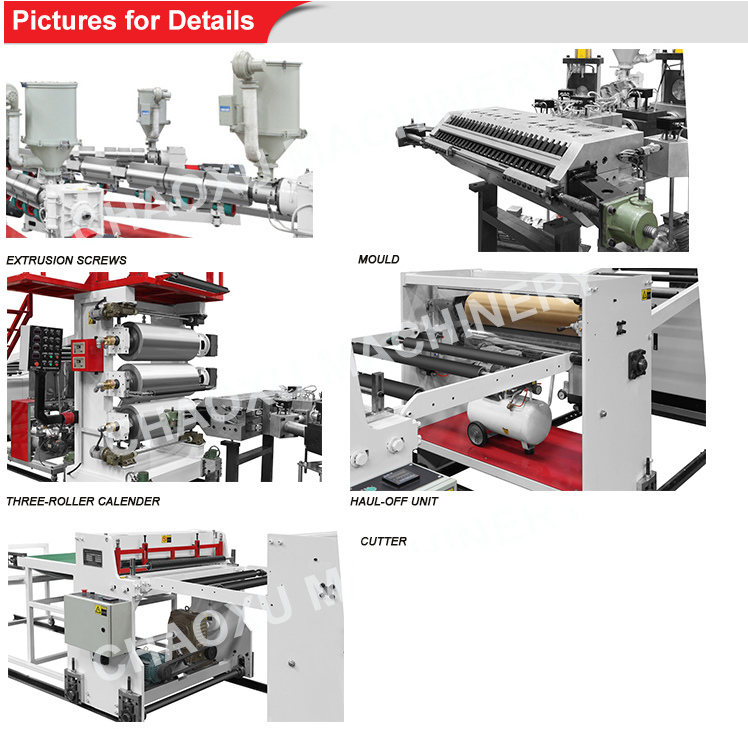 Single Layer Plate Production Line Plastic Extrusion Machine for Luggage