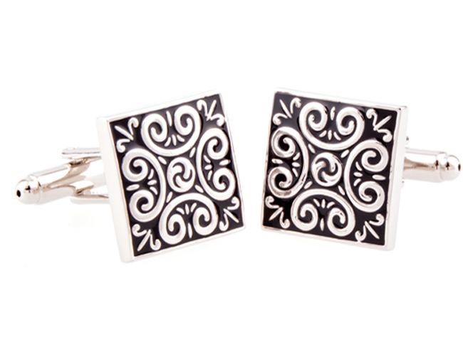 Make Custom Fashionable Style Metal Square Cufflinks