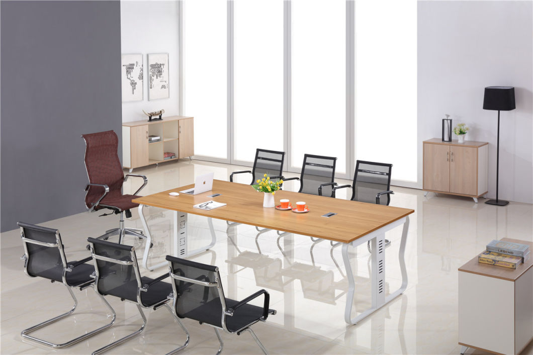 Melamine Reception Area Seating Visitor Meeting Metal Rack Office Table