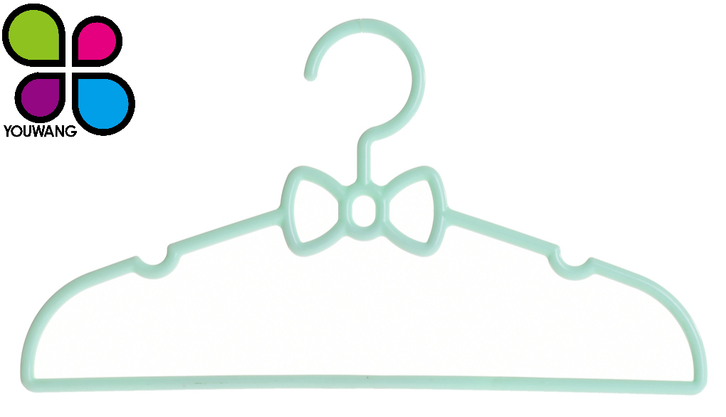 Bowknot Design Hanger Cheap Plastic Hanger for Children/Kids