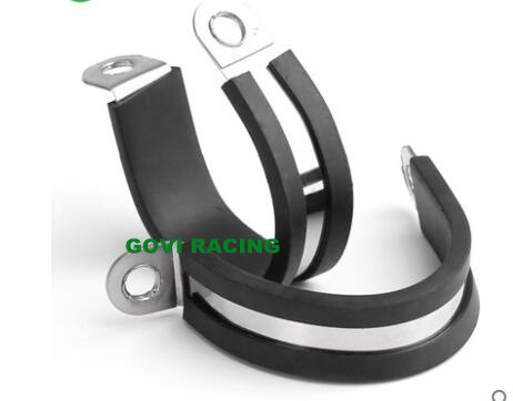 36/38mm Pipe Hose Clamps with 304 Stainless Steel and Rubber