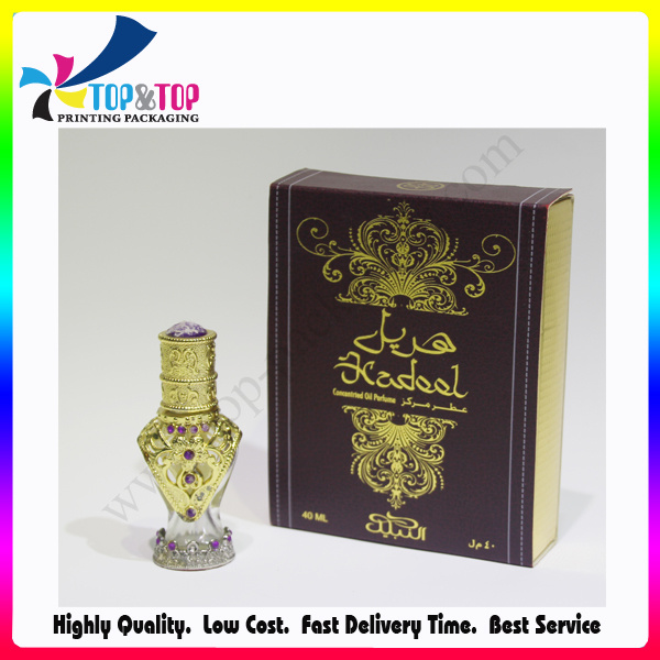 Luxury Foil Hot Stamping Slide Open Box for Perfume