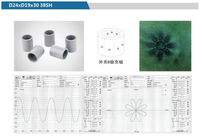 Sintered Neodymium Iron Boron Multipole Magnet Rings