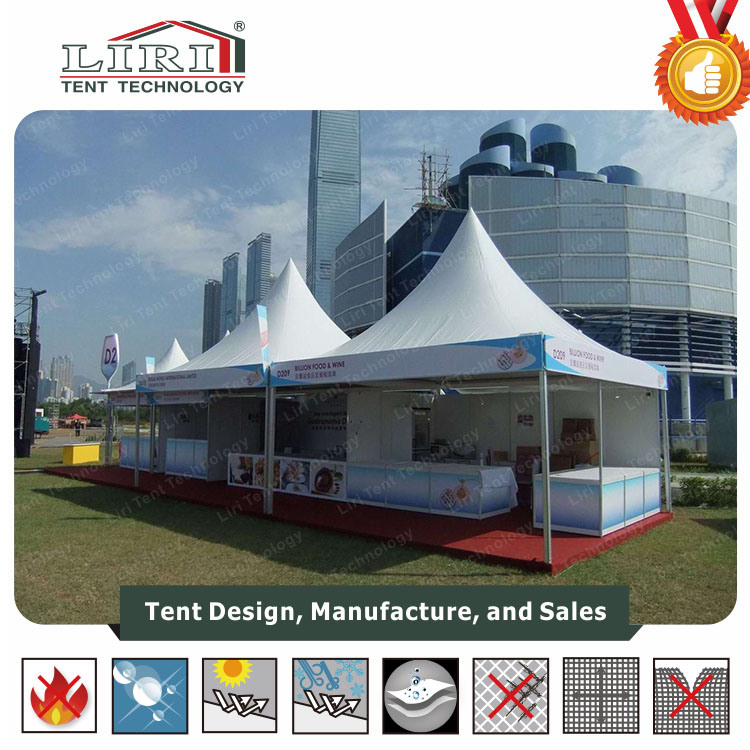 3X3m Waterproof Outdoor Garden Gazebo Canopy Tent for Food Festival