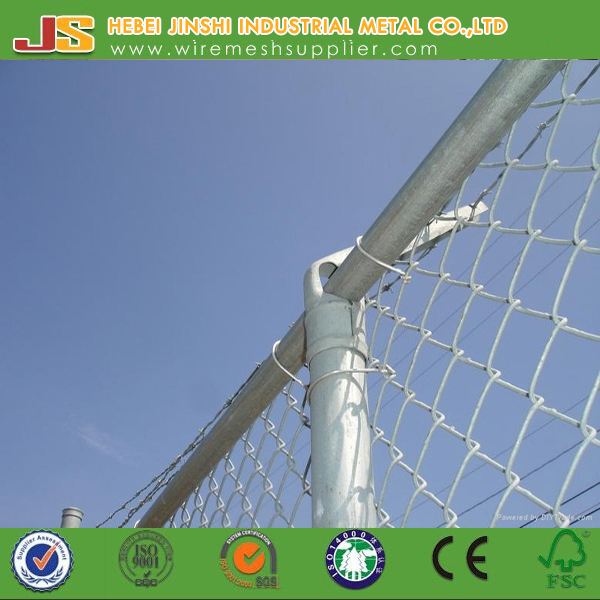 Galvanized Security Chain Link Fencing